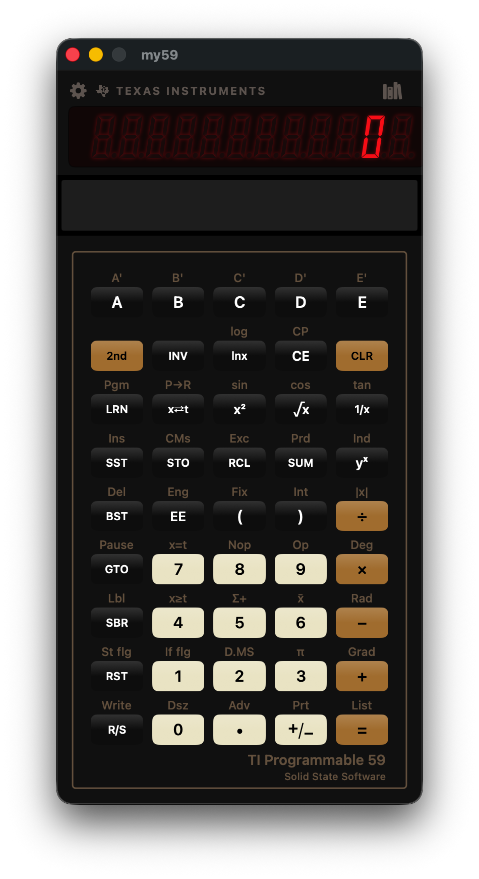 MY59 Emulator Preview